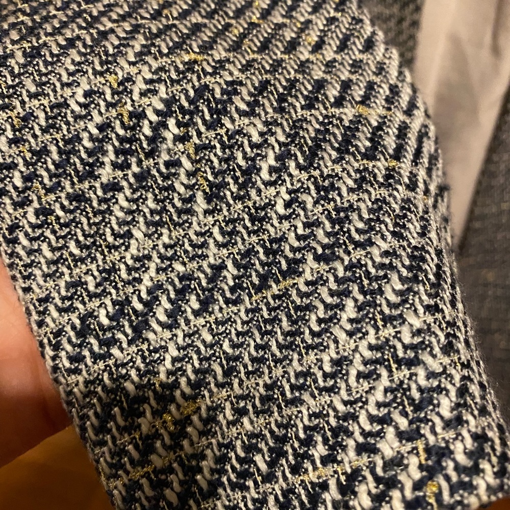 H&M Blue Tweed Jacket - Picture 4 of 5
